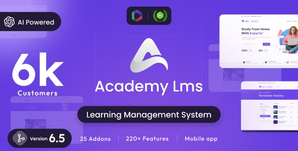 Academy Learning Management System by Creativeitem
