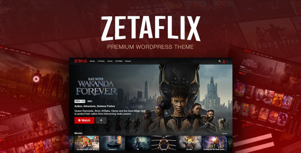 ZetaFlix Wordpress Theme