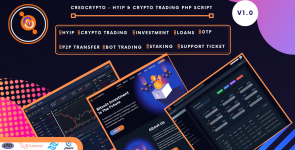 CredCrypto - HYIP Investment & Trading System