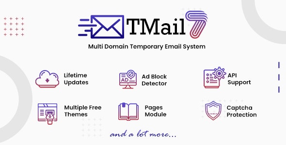 TMail - Multi Domain Temporary Email System +  Groot - Theme