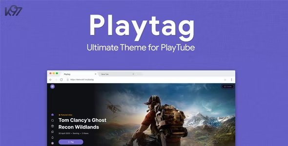 Playtag - The Ultimate PlayTube Theme v1.0.6