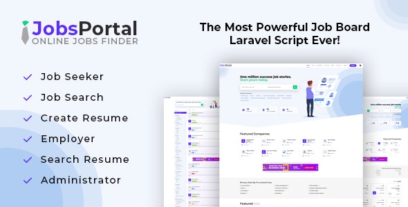 Jobs Portal - Job Board Laravel Script Premium 3.6