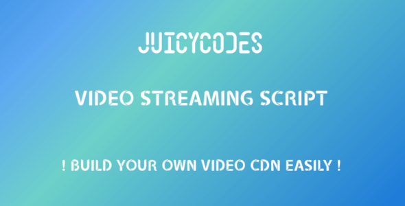 JC Video Streaming Script