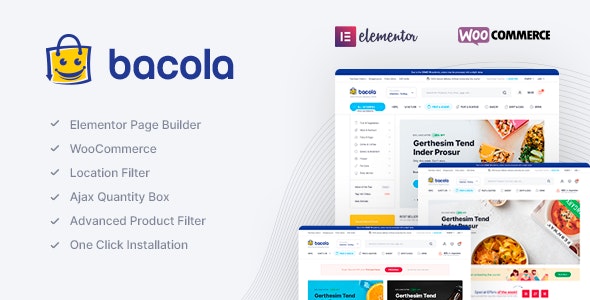 Bacola - Grocery Store and Food eCommerce Theme 1.4.2