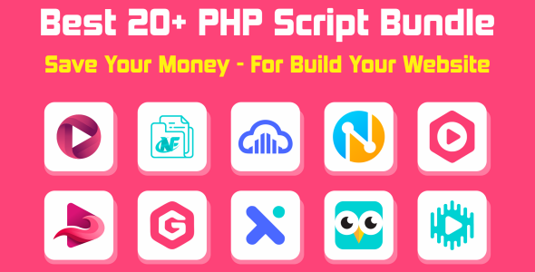 Best 20+ PHP Script Bundle - Video Player & Themes Movie & Other Scripts 1.9.1
