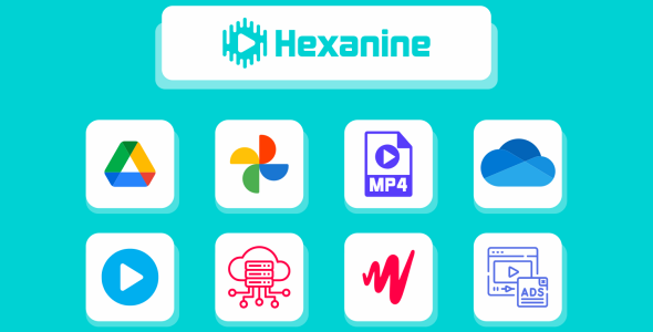 Hexanine - Video Player Google Drive & Proxy Rotate