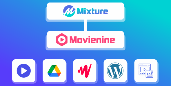 PHP Script, Mixture Video Player 50+ Source & Movienine Themes WordPress