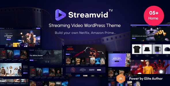 StreamVid - Streaming Video WordPress Theme 5.0.5
