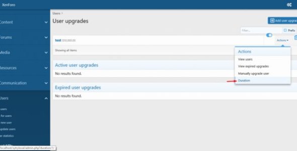 [Xen-Soluce] User Upgrade Duration