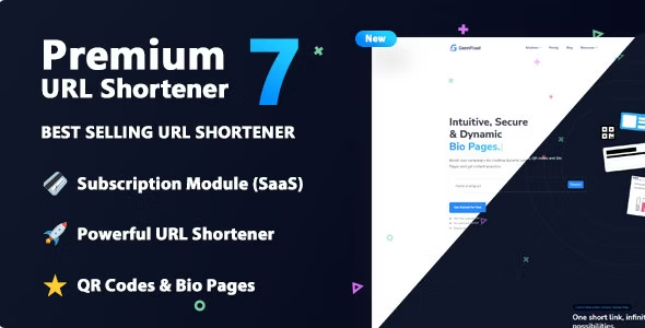 Premium URL Shortener - Link Shortener, Bio Pages & QR Codes System