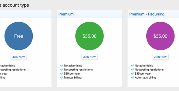 Paid registrations