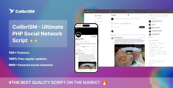 ColibriSM - Powerful Twitter-Like Social Network System
