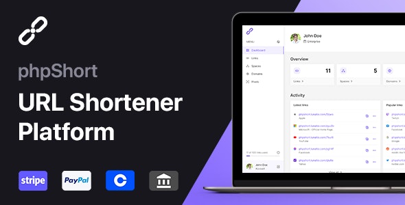 phpShort - URL Shortener Platform System