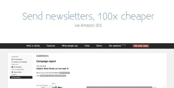 Sendy - Send newsletters, 100x cheaper